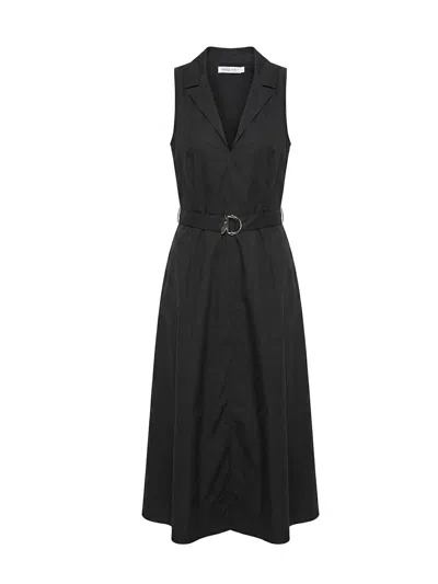 Patrizia Pepe Vestido Midi - Negro