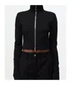 Patrizia Pepe Viscose Blend Jacket In Black