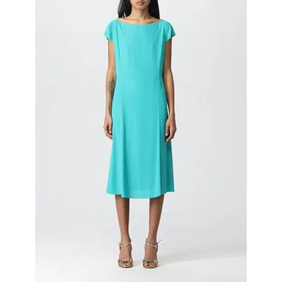 Patrizia Pepe Viscose Casual Women's Dress In Blue