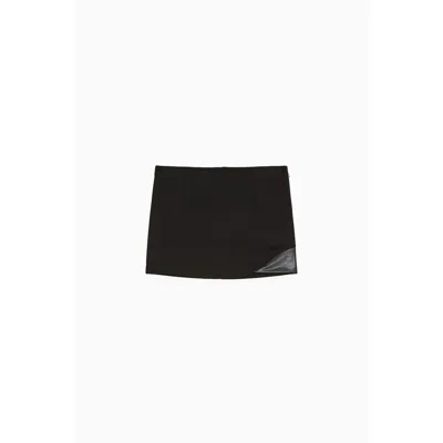 Patrizia Pepe Viscose Mini Women's Skirt In Black