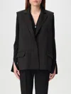 Patrizia Pepe Waistcoat  Woman Color Black In Black
