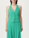 Patrizia Pepe Waistcoat  Woman Color Green In Green