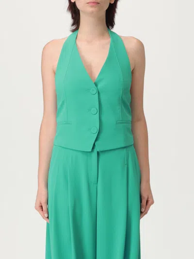 Patrizia Pepe Waistcoat  Woman Color Green