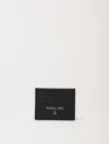 Patrizia Pepe Fly Logo-plaque Card Holder In Schwarz