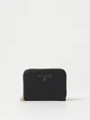 Patrizia Pepe Logo-lettering Pebble Wallet In Black