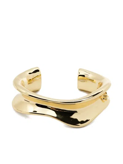 Patrizia Pepe Waves Bracelet In Gold