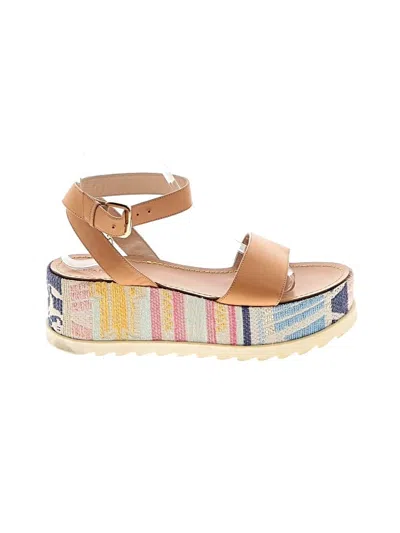 Pre-owned Patrizia Pepe Wedges In Tan
