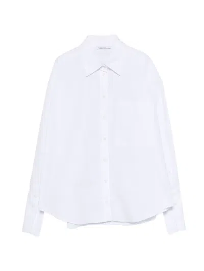 Patrizia Pepe White Shirt In Yellow