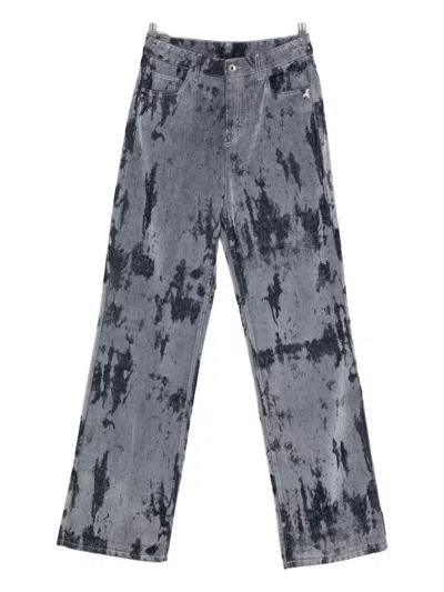 Patrizia Pepe Wide-leg Jeans In Gray