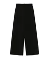 Patrizia Pepe Wide-leg Trousers In Black