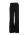 Patrizia Pepe Pantalone A Palazzo Con Cintura Nero In Black