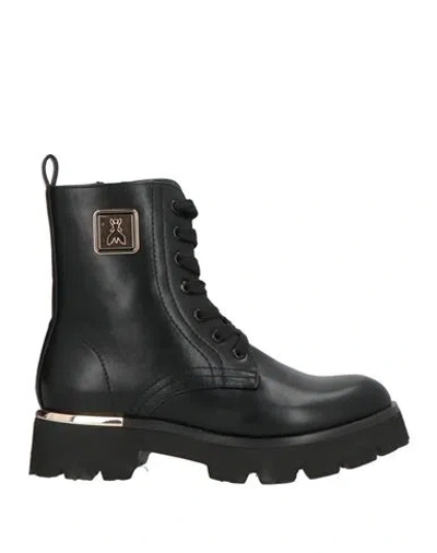 Patrizia Pepe Woman Ankle Boots Black Size 6 Synthetic Material