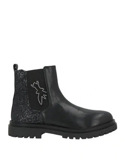 Patrizia Pepe Woman Ankle Boots Black Size 6 Synthetic Material