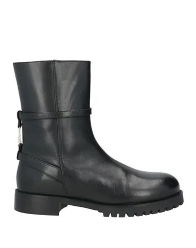 Patrizia Pepe Woman Ankle Boots Black Size 7 Leather