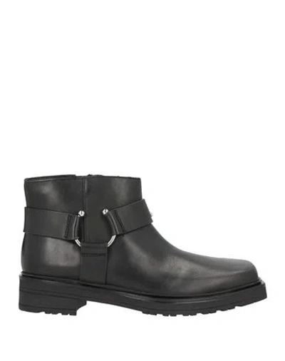 Patrizia Pepe Woman Ankle Boots Black Size 8 Leather