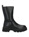 Patrizia Pepe Woman Ankle Boots Black Size 8 Synthetisches Material In Black