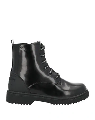 Patrizia Pepe Woman Ankle Boots Black Size 8 Textile Fibers