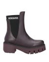 Patrizia Pepe Woman Ankle Boots Plum Size 5 Soft Leather In Purple