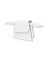 Patrizia Pepe Woman Belt Bag White Size - Leather In White
