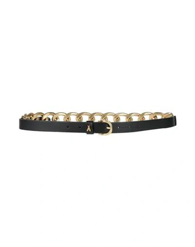 Patrizia Pepe Woman Belt Black Size M Leather
