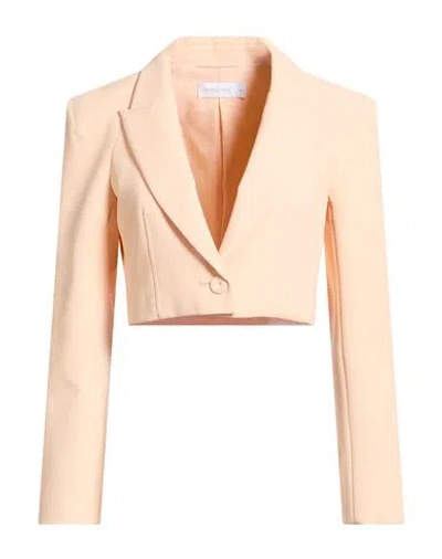 Patrizia Pepe Woman Blazer Apricot Size 2 Polyester In Orange