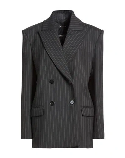 Patrizia Pepe Woman Blazer Black Size 6 Polyester, Viscose, Elastane