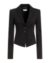 Patrizia Pepe Woman Blazer Black Size 6 Viscose, Polyamide, Elastane In Black