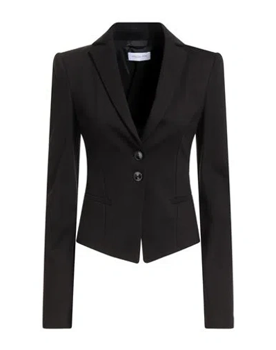 Patrizia Pepe Woman Blazer Black Size 6 Viscose, Polyamide, Elastane