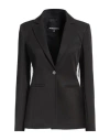 Patrizia Pepe Woman Blazer Black Size 8 Polyester, Elastane