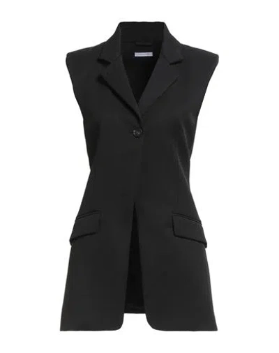 Patrizia Pepe Woman Blazer Black Size 8 Polyester, Elastane