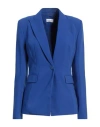 Patrizia Pepe Woman Blazer Blue Size 8 Polyester, Elastane