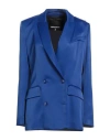 Patrizia Pepe Woman Blazer Blue Size 8 Viscose, Elastane