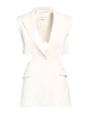 Patrizia Pepe Woman Blazer Cream Size 4 Polyester, Elastane In White
