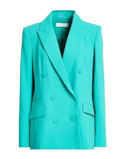 Patrizia Pepe Woman Blazer Emerald Green Size 10 Polyester