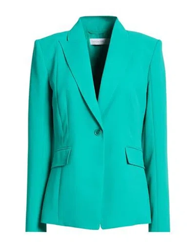 Patrizia Pepe Woman Blazer Emerald Green Size 8 Polyester