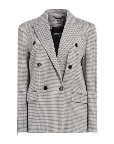 Patrizia Pepe Woman Blazer Khaki Size 8 Viscose, Polyester, Elastane In Beige