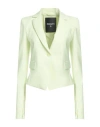 Patrizia Pepe Woman Blazer Lime Green Size 6 Polyester, Elastane In Green