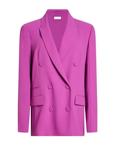 Patrizia Pepe Woman Blazer Mauve Size 4 Recycled Polyester In Pink