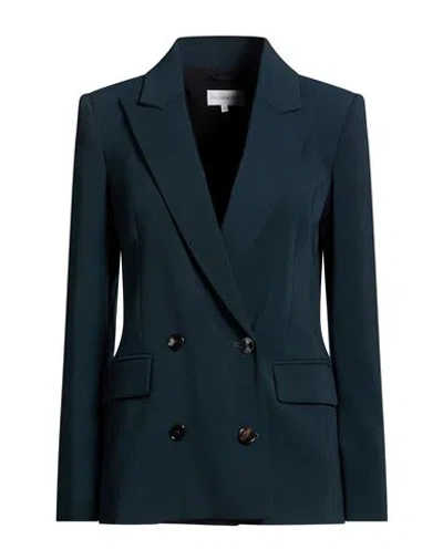 Patrizia Pepe Woman Blazer Midnight Blue Size 10 Polyester, Elastane