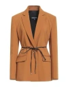 Patrizia Pepe Woman Blazer Marigold Size 8 Polyester, Elastane In Yellow
