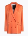 Patrizia Pepe Woman Blazer Orange Size 2 Viscose, Elastane