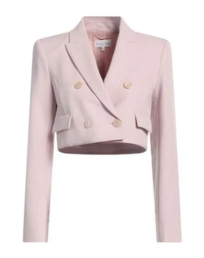 Patrizia Pepe Woman Blazer Pink Size 10 Polyester, Elastane