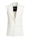 Patrizia Pepe Woman Blazer White Size 4 Polyester, Elastane