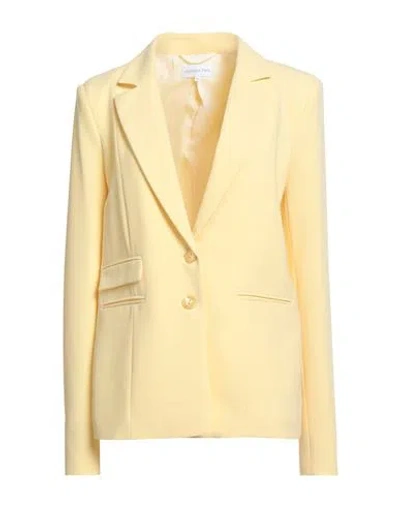 Patrizia Pepe Woman Blazer Yellow Size 4 Polyester, Elastane