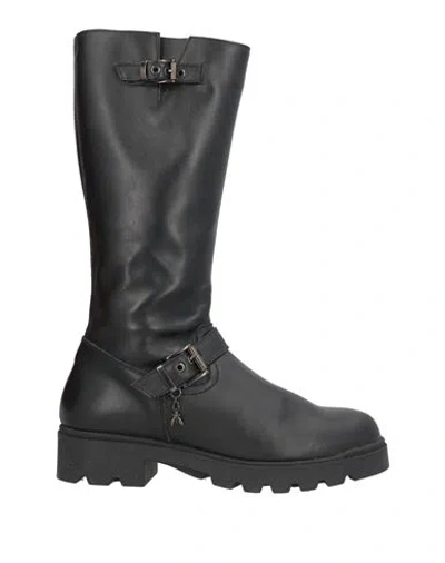 Patrizia Pepe Woman Boot Black Size 5 Calfskin
