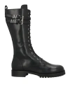 Patrizia Pepe Woman Boot Black Size 6 Goat Skin In Black