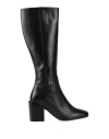 Patrizia Pepe Woman Boot Black Size 6 Soft Leather In Black