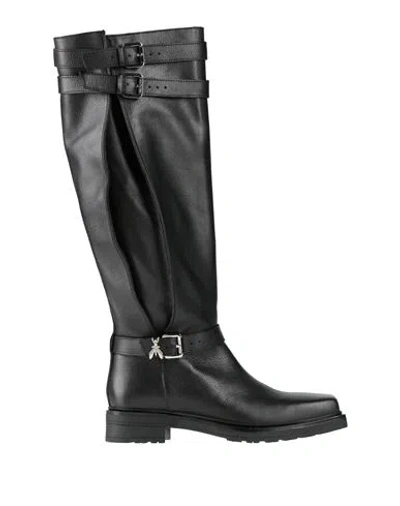Patrizia Pepe Woman Boot Black Size 7 Leather
