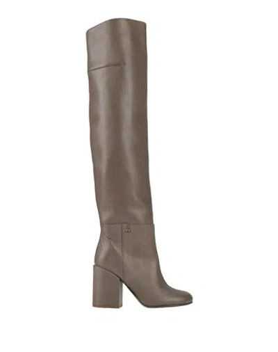 Patrizia Pepe Woman Boot Dove Grey Size 7 Soft Leather