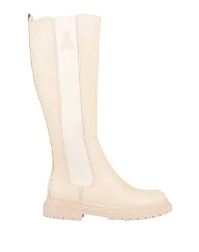 Patrizia Pepe Woman Boot Sand Size 6 Synthetisches Material In Nude
